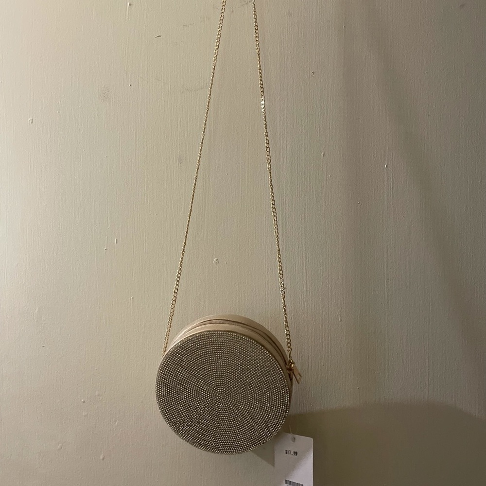 Unused rhinestone purse